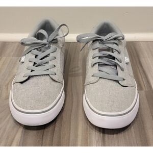DC Anvil Gray Skateboard Shoes size 9